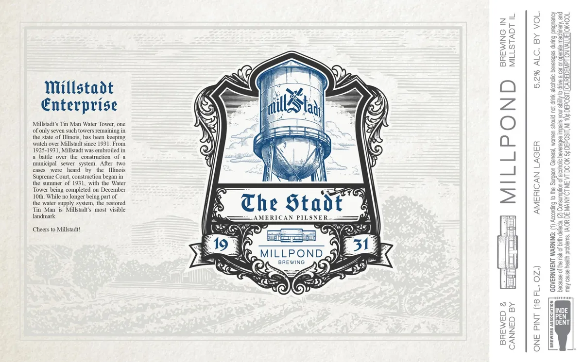 The Stadt — full label as filed with TTB