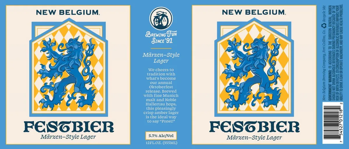 Festbier — full label as filed with TTB