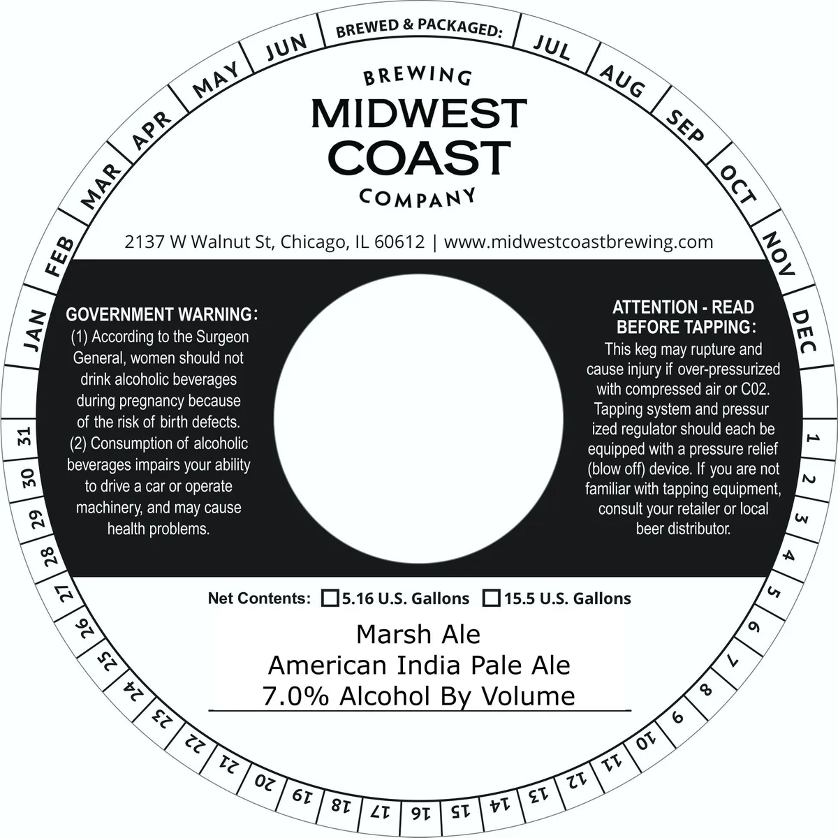 March Ale — full label as filed with TTB