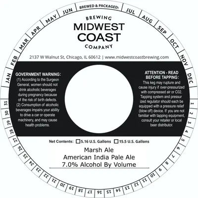 March Ale label
