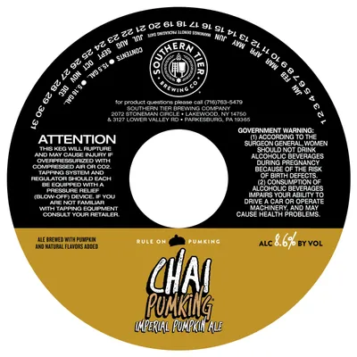 Chai Pumking label