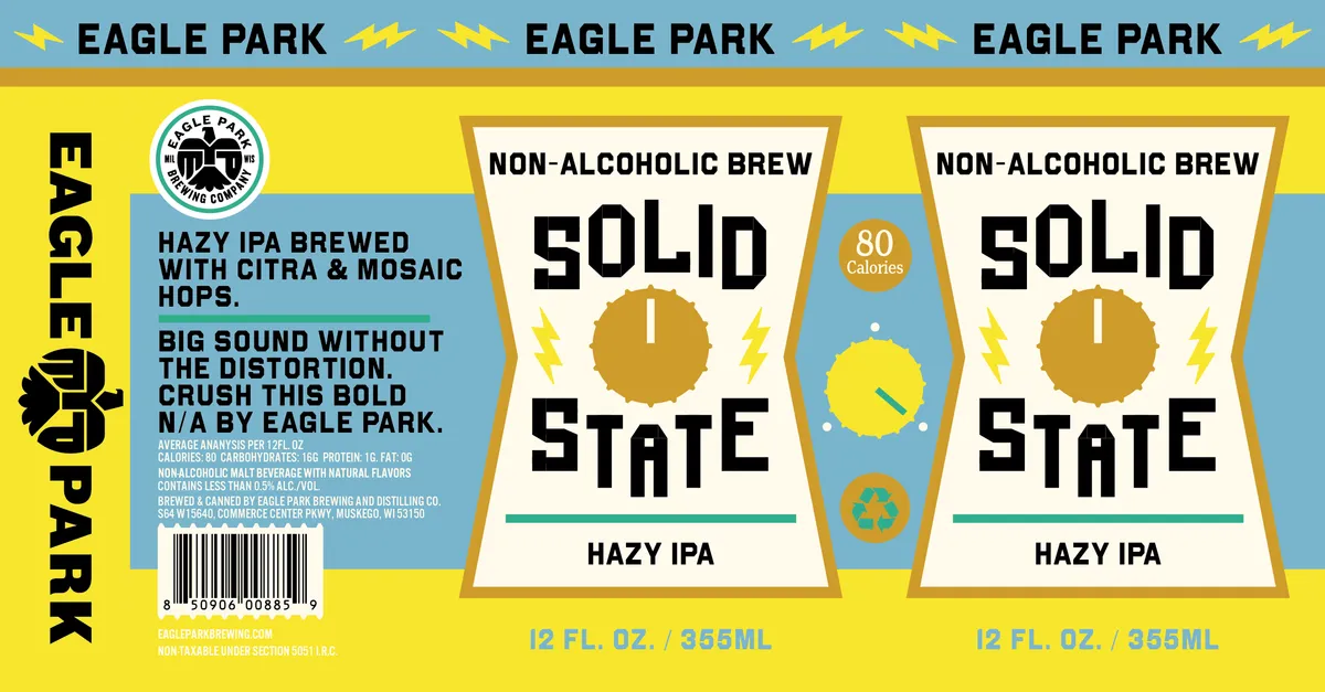 Solid State Hazy IPA — full label as filed with TTB