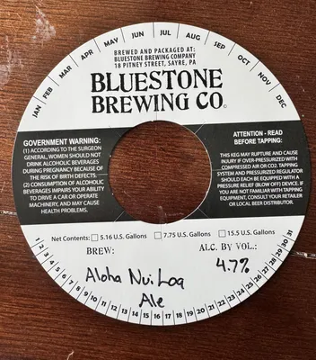 Aloha Nui Loa Ale label