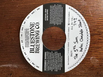 The 5th Sun Aztec Chocolate Stout label