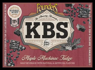 KBS Maple Mackinac Fudge label