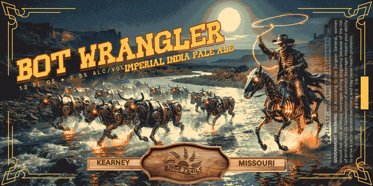 Bot Wrangler — full label as filed with TTB