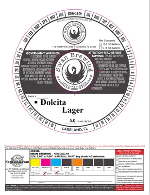 Dolcita Lager label
