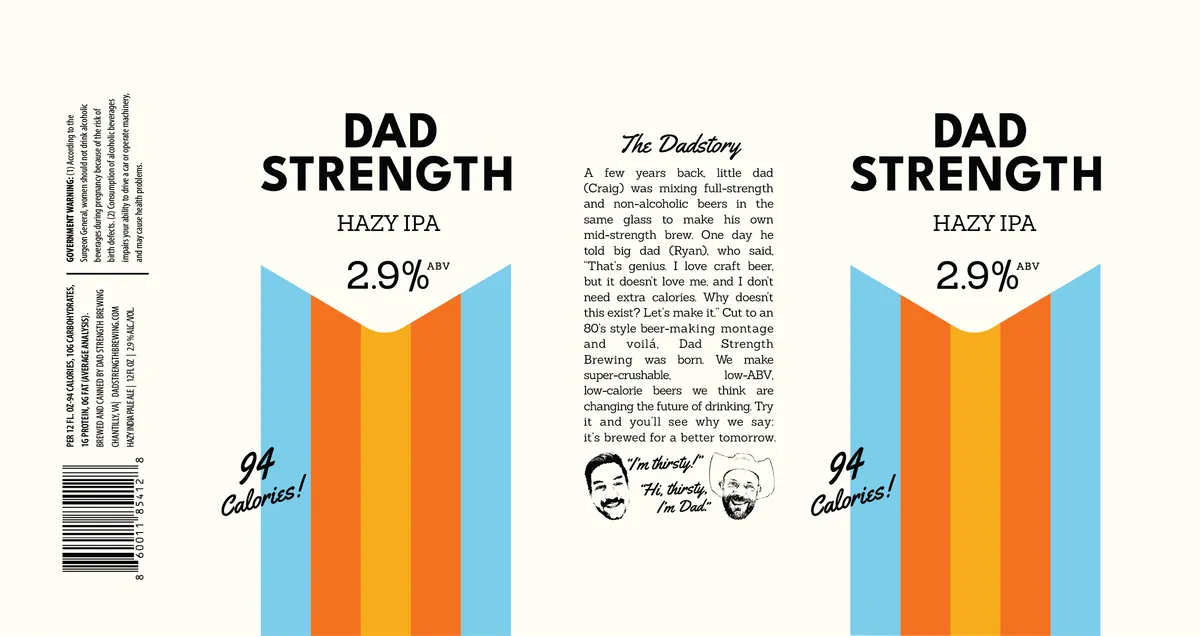 Dad Strength — full label as filed with TTB