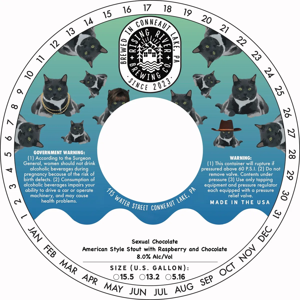 Sexual Chocolate — full label as filed with TTB