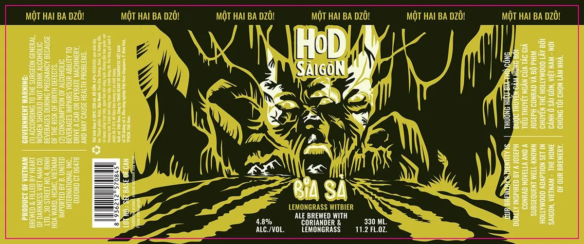 Bia Sà — full label as filed with TTB