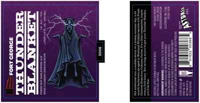 Thunder Blanket label