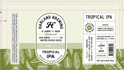 Tropical IPA label