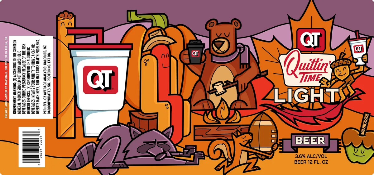 Quittin' Time Light — full label as filed with TTB