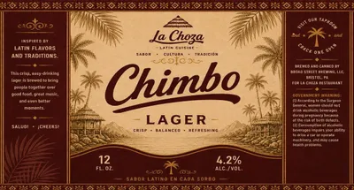 Chimbo Lager label