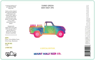 Turbo Green label