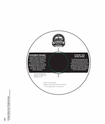 Peachy Sneaky Snake label