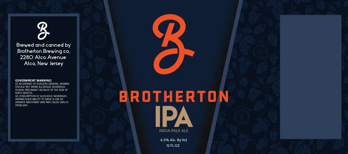 Brotherton IPA — full label as filed with TTB