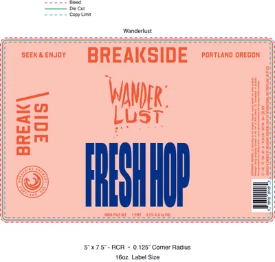 Fresh Hop Wanderlust label