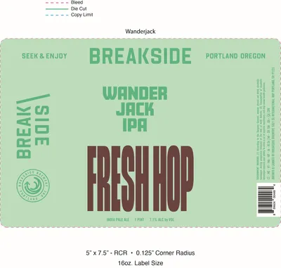 Fresh Hop Wanderjack label