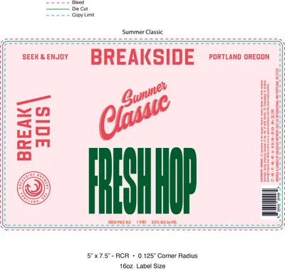 Fresh Hop Summer Classic label