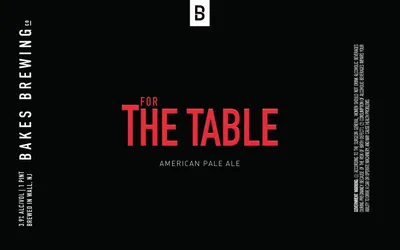 For the Table label