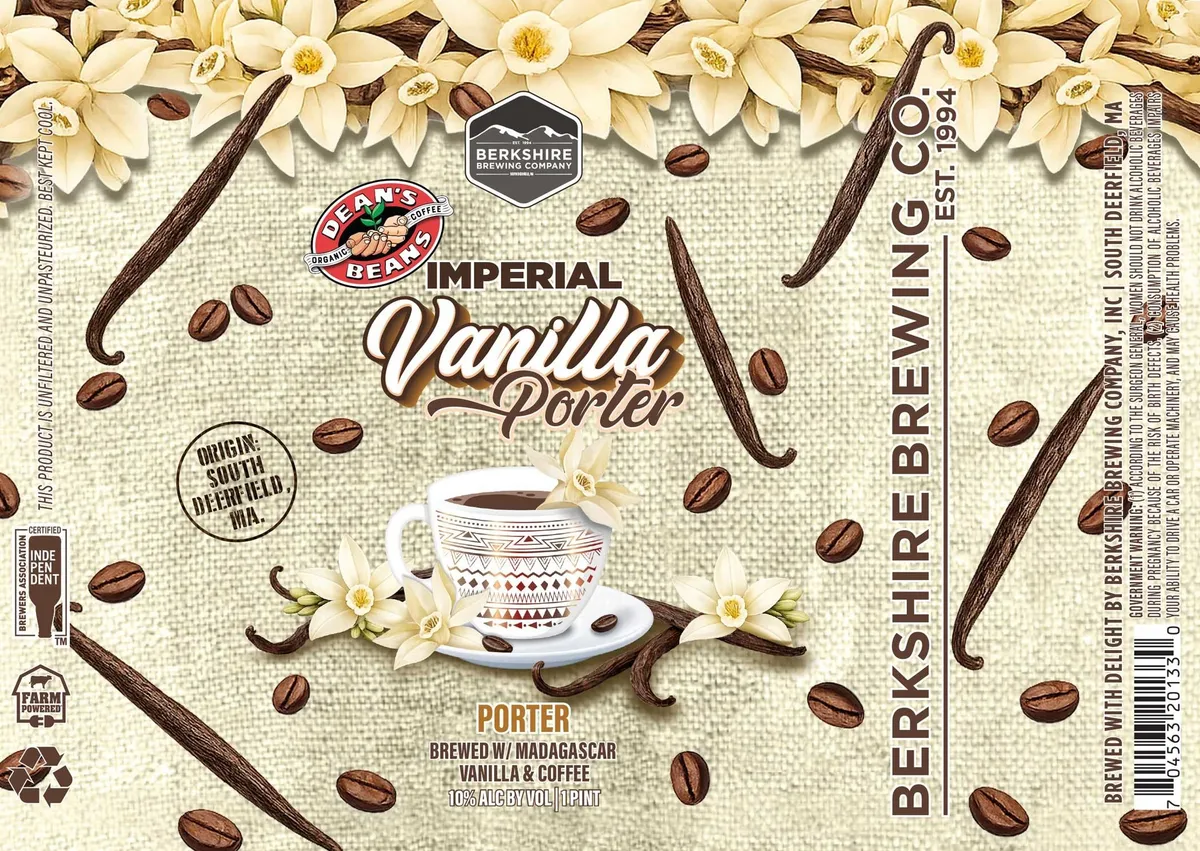 Imperial Vanilla Porter — full label as filed with TTB