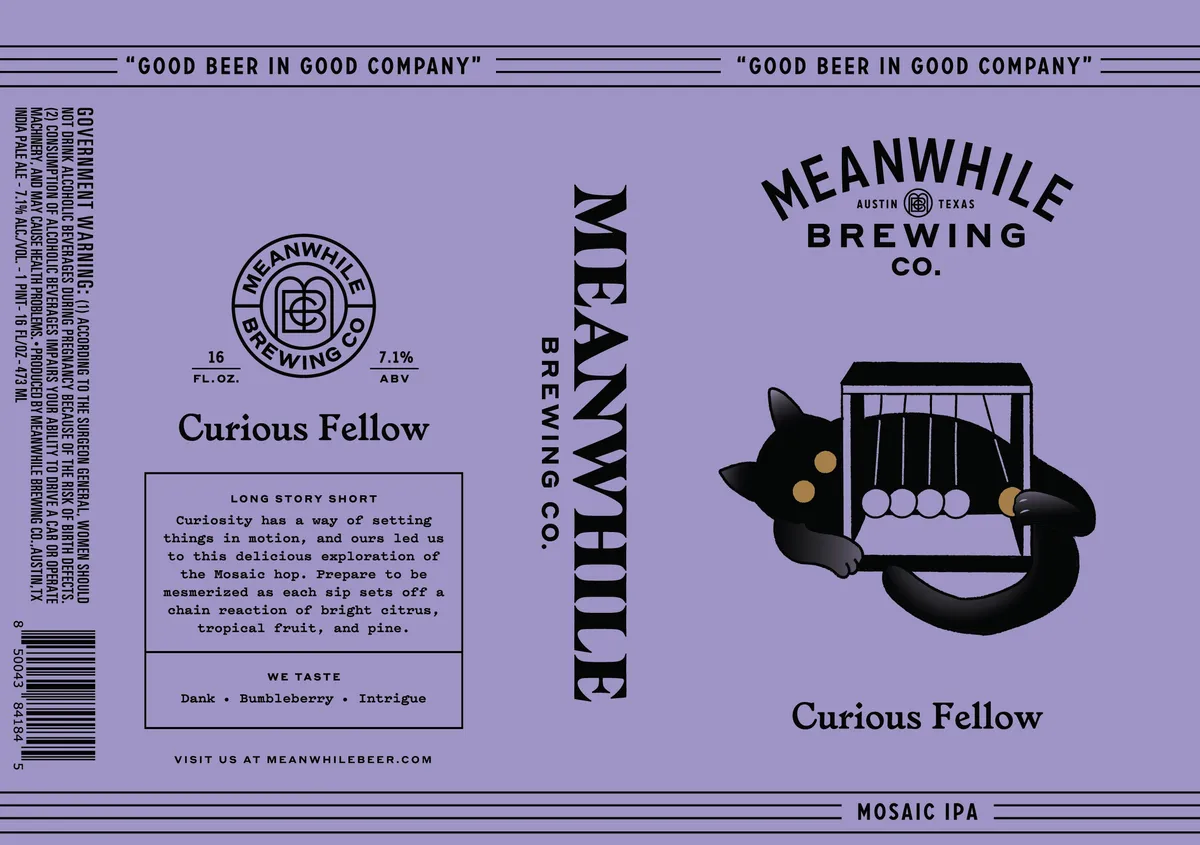 Curious Fellow — full label as filed with TTB