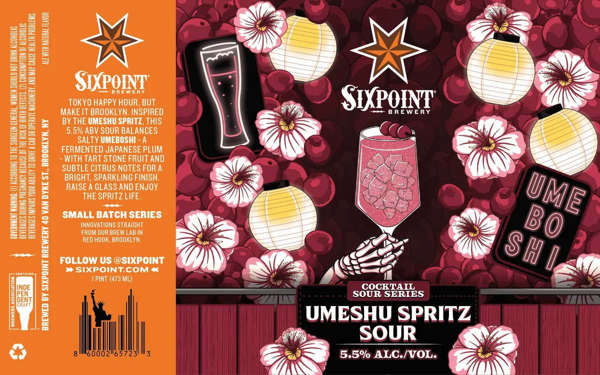 Umeshu Spritz Sour — full label as filed with TTB