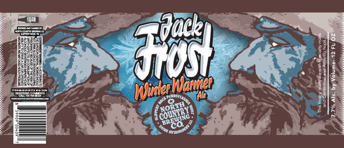 Jack Frost Winter Warmer — full label as filed with TTB