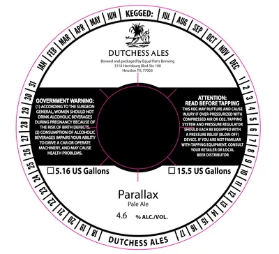 Parallax label