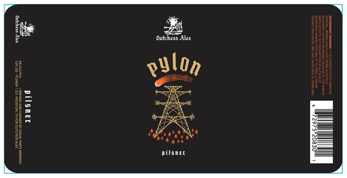 Pylon — full label as filed with TTB