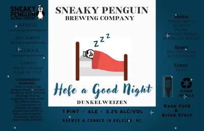 Hefe a Good Night label