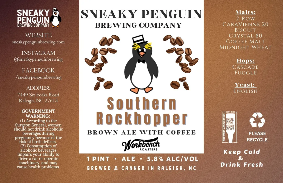 Southern Rockhopper — full label as filed with TTB