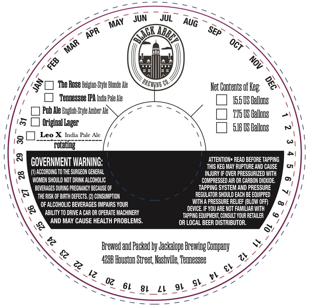 Leo X — full label as filed with TTB