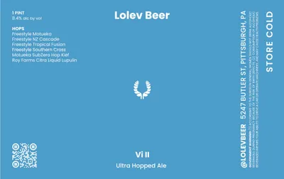 VI II label