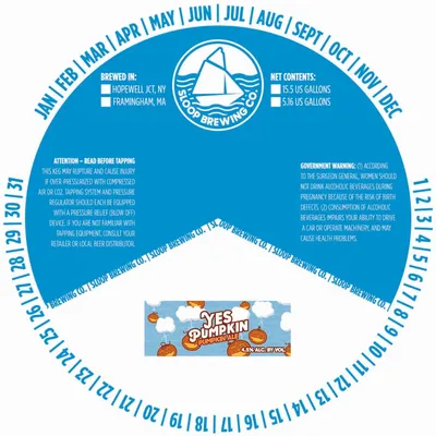 Yes Pumpkin label