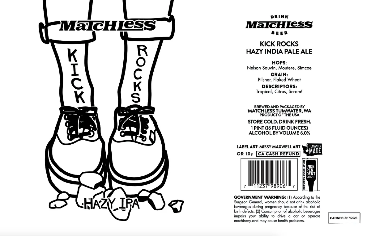 Kick Rocks — full label as filed with TTB