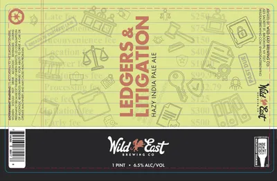 Ledgers & Litigation label