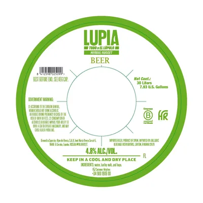 Lupia Herbal Nugget label