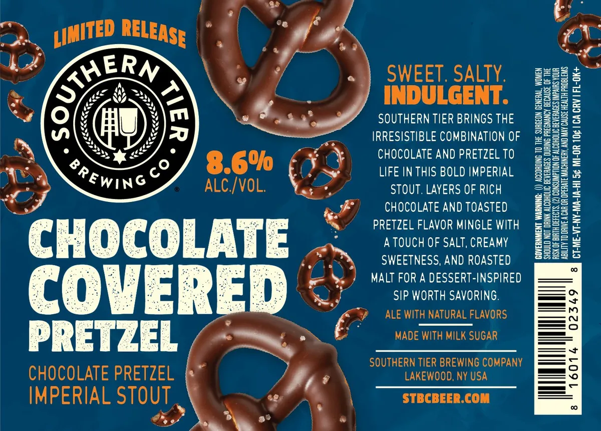 Chocolate Covered Pretzel — full label as filed with TTB