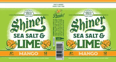 Shiner Sea Salt & Lime Mango label