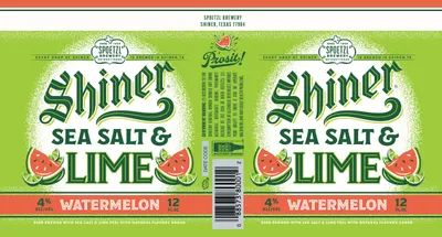 Shiner Sea Salt & Lime Watermelon label