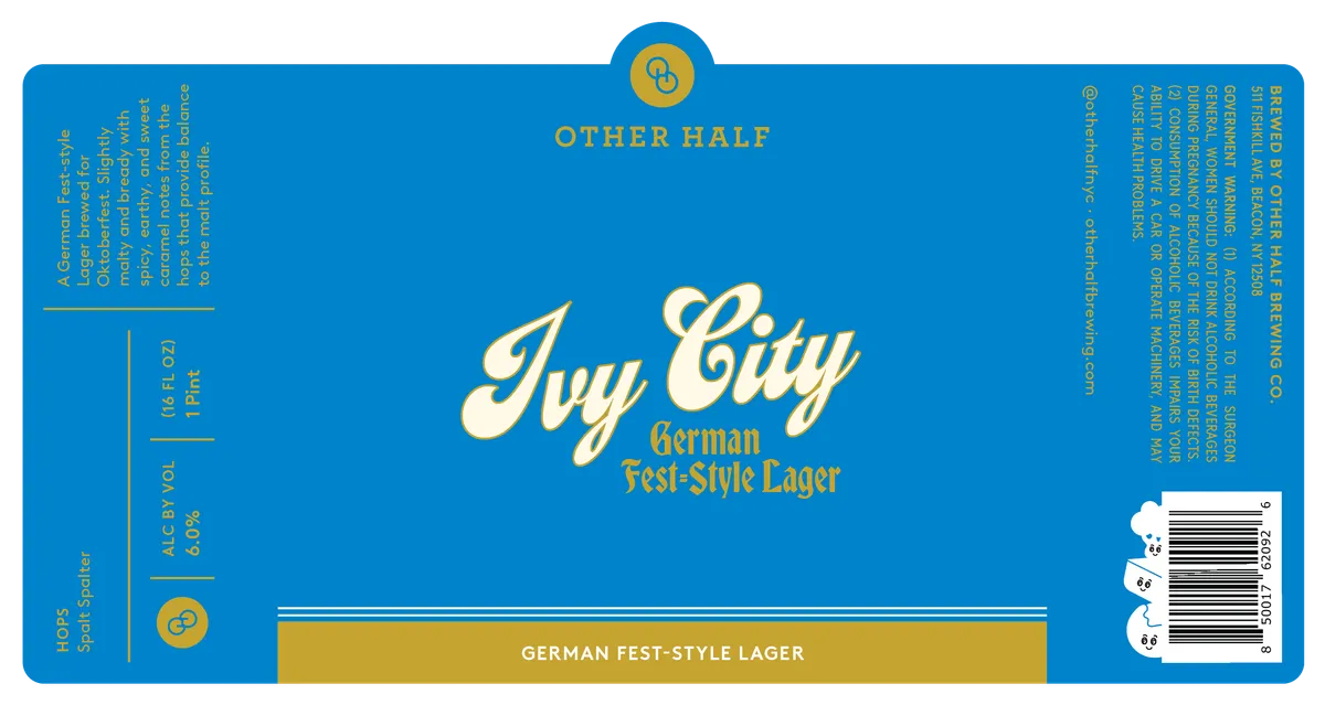 Ivy City — full label as filed with TTB