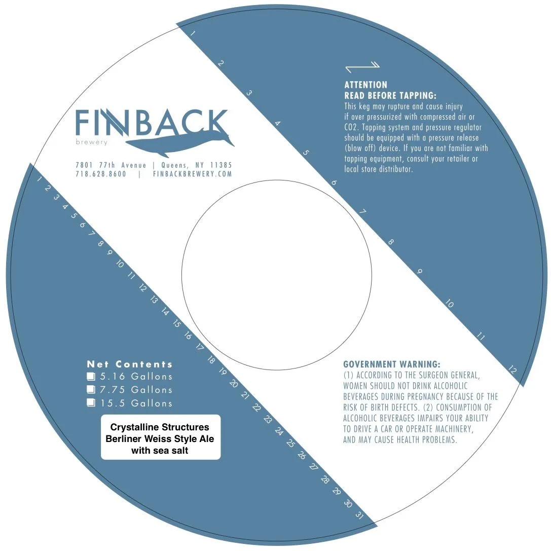 Crystalline Structures — full label as filed with TTB