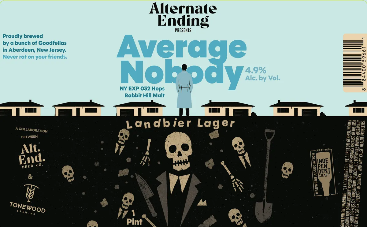 Average Nobody — full label as filed with TTB