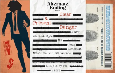 Clear and Present Danger label