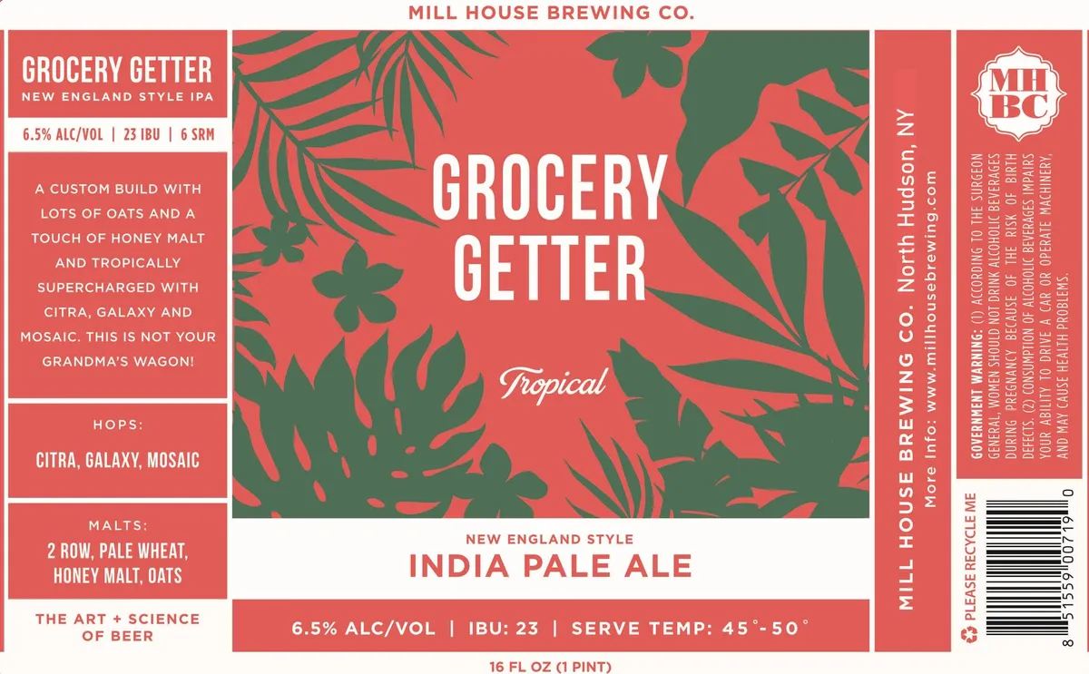 Grocery Getter — full label as filed with TTB