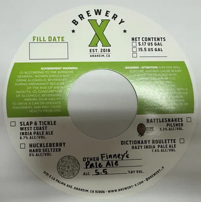 Finney's Pale Ale label