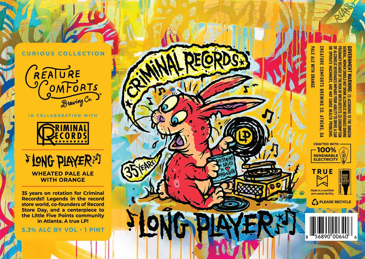 Long Player — full label as filed with TTB
