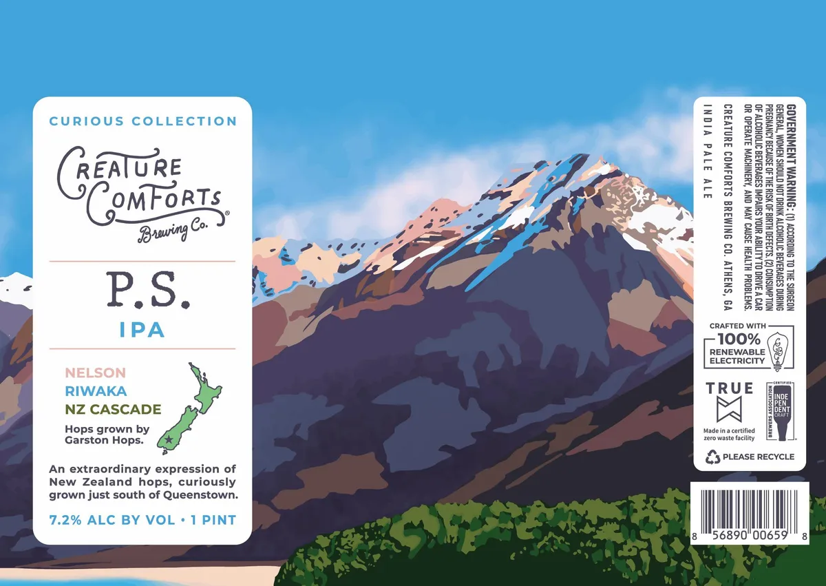 P.S. IPA — full label as filed with TTB